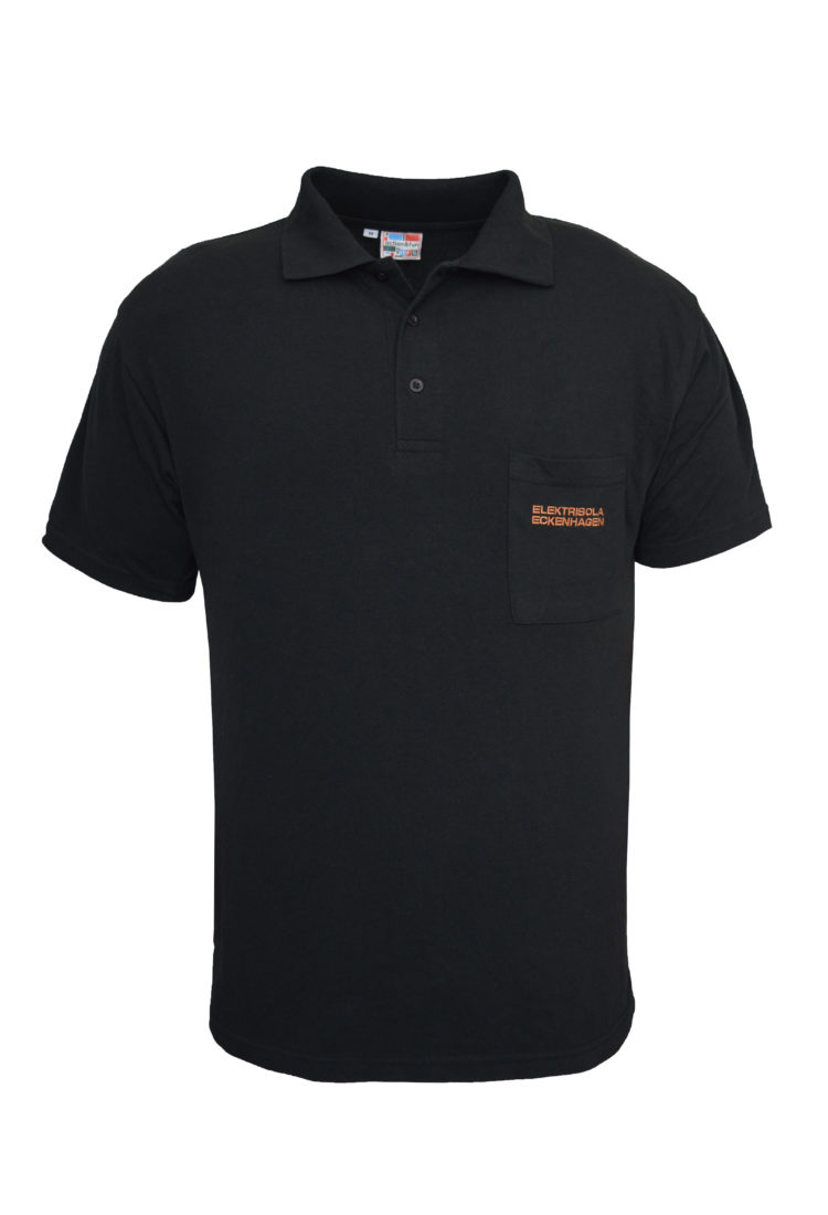 Polo Shirt, Elektrisola – Black (1)