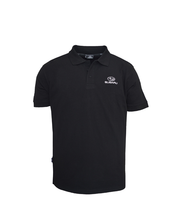 Polo Shirt, Subaru – Black (2)